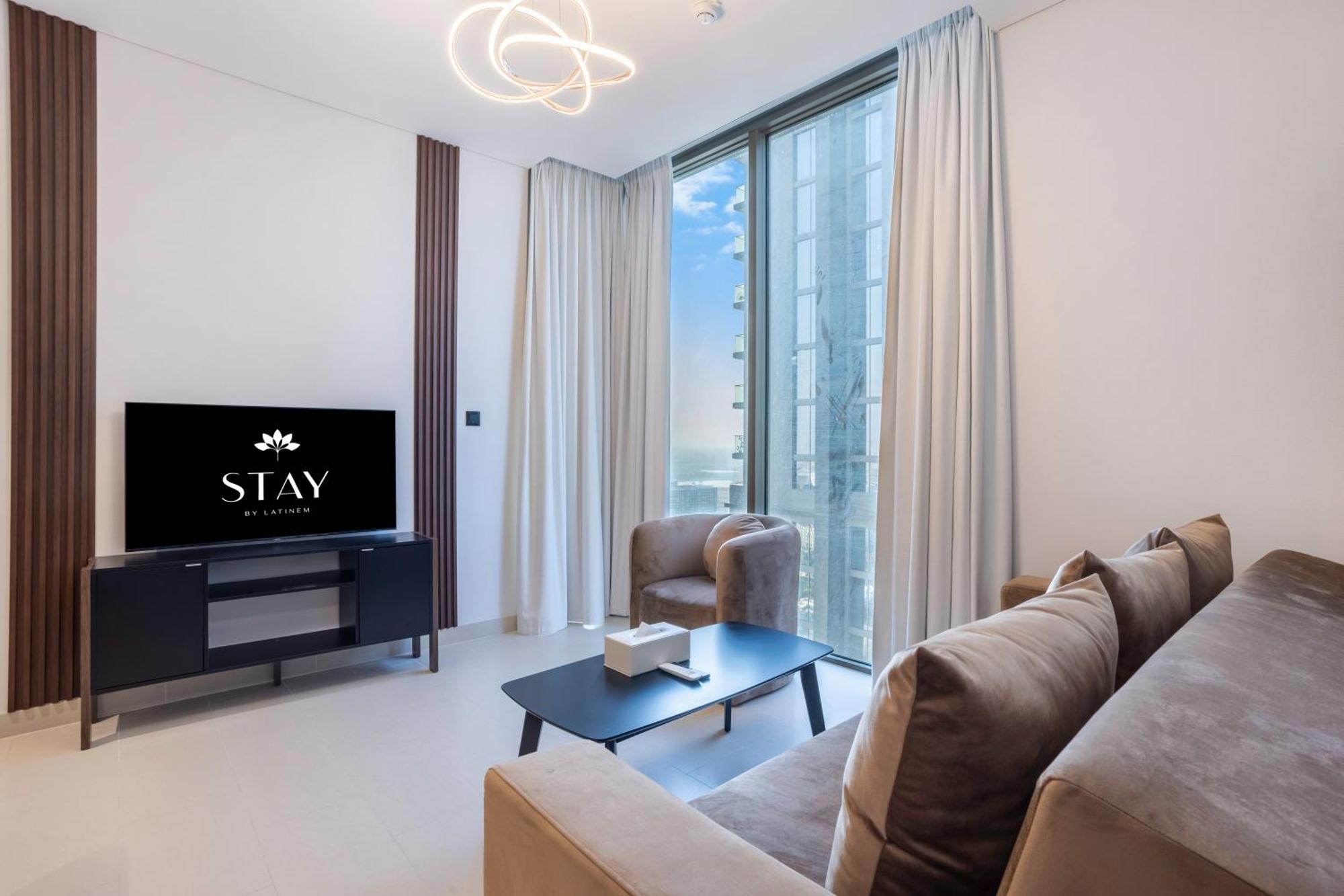 Stay By Latinem Luxury 1Br Plus Study Holiday Home Cv A2712 Near Downtown Dubai Eksteriør billede